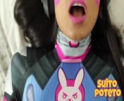 Dva I had sex with one of my fans Creampie cuckold wife cosplay from cosplay dva