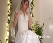 Bride Fucks Herself Before Wedding PREVIEW from 90 yers girl 8