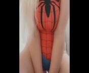 Spider Girl Riding Dildo from kannda hot swetha changappa nude a