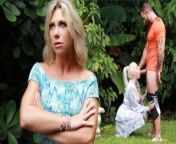 Soccer Player Stepdaughter Wants A Taste Of Muscular Stepdad's Big Dick & Stepmom Is Happy To Share from ashram indian gi
