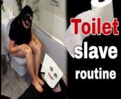 Femdom Toilet Slave Face Sitting Pussy Ass Licking Real Female Domination Submission Milf Stepmom from toilet slaves 12