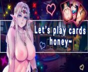 [Hentai JOI] Zelda Plays a Cards Game With Your Cock! [Remastered Version][JOI Game] [Edging] [Anal] from দুই ছেলে এক মেয়ে সেক্স ভিডিও