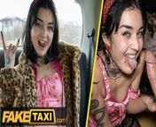 Fake Taxi Driver gets caught masturbating in his cab by a horny passenger who wants to fuck from crystal cherry