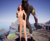 Furry Centaur vs Horny girl | Furry monsters fuck | 3D Porn Wild Life from 3d monster girl noreia all sex