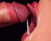 CLOSE UP: BEST UPSIDE DOWN Sloppy BLOWJOB EVER! Sensual Throat FUCK! CUMSHOT in MOUTH! HOTTEST ASMR from http www