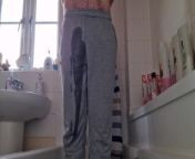 Wetting my joggers and cumming in them from 144chan 009